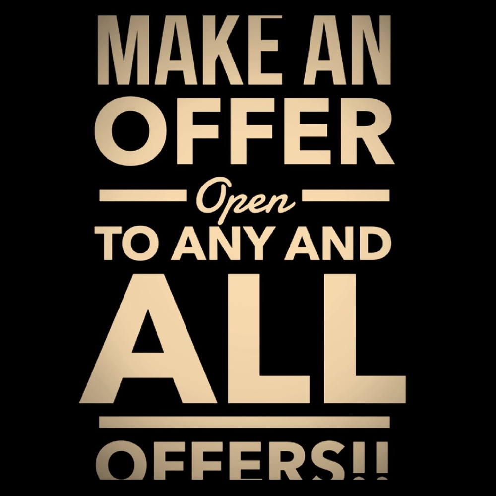 Open to your offers